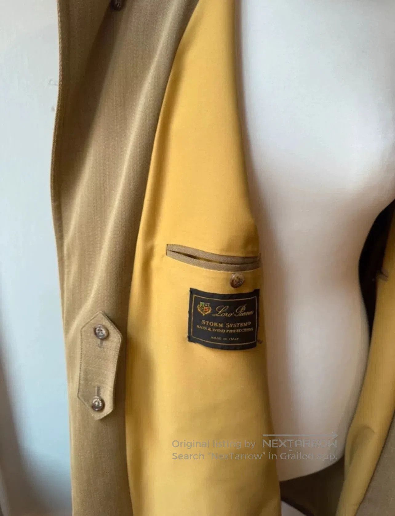 Loro Piana Loro Piana Long Wool Trench Coat. Size US L / EU 52-54 / 3 - 4 Thumbnail