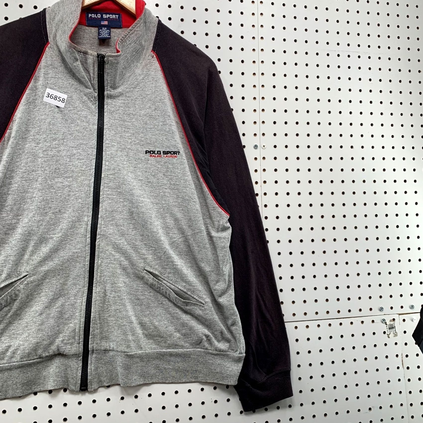 Vintage VINTAGE Polo Sport Jacket Mens M Gray Faded Zip Size US M / EU 48-50 / 2 - 6 Thumbnail