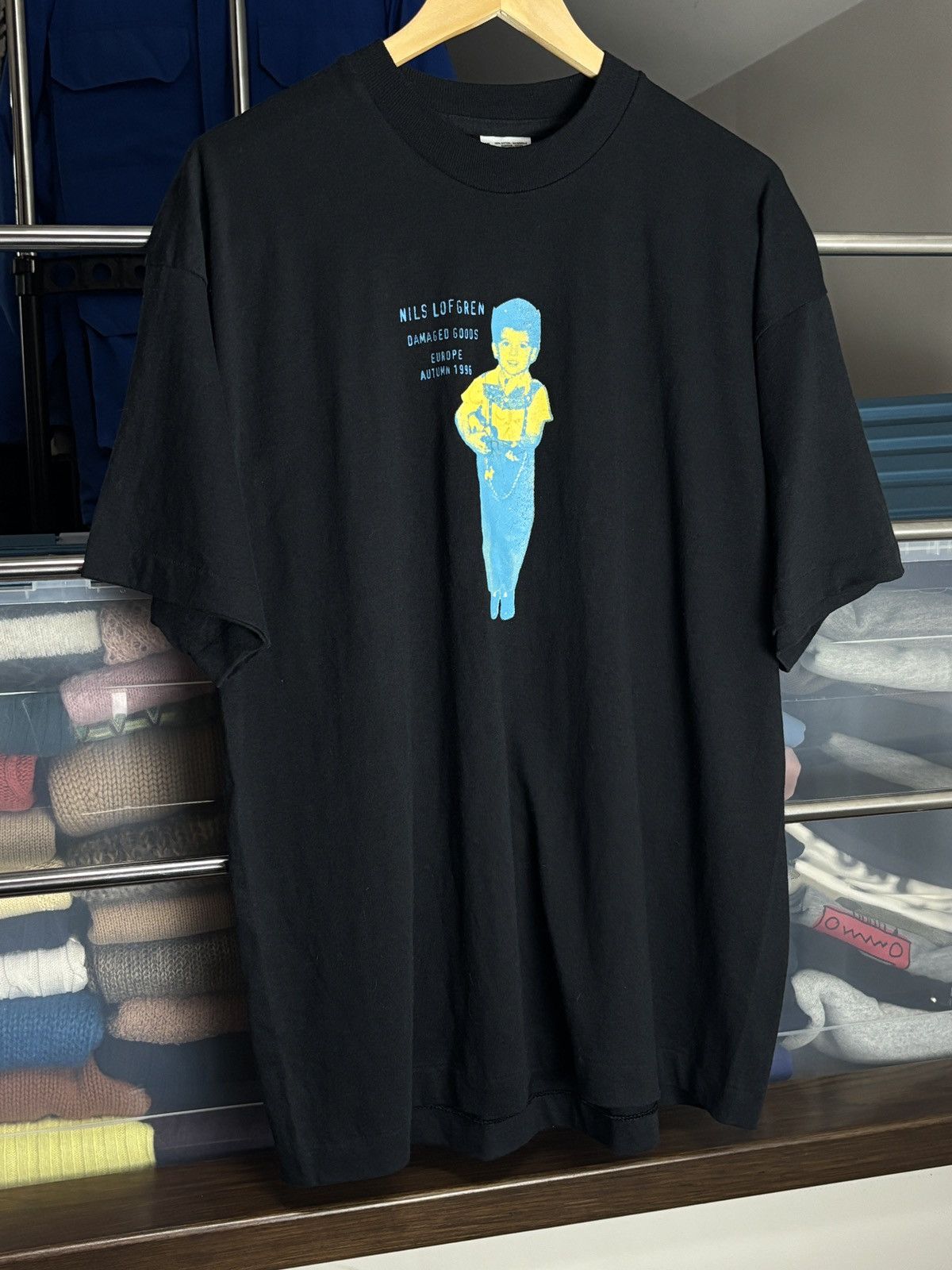 Band Tees Vintage Nils Lofgren Damaged Goods 1996 Tour T-Shirt Single Size US XL / EU 56 / 4 - 2 Thumbnail