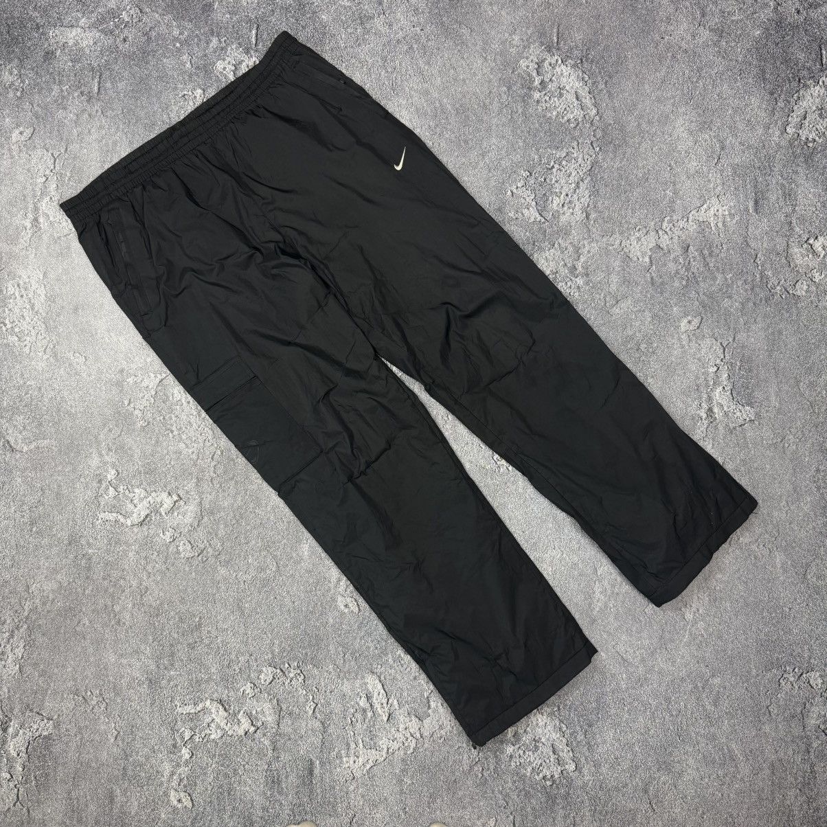 NIKE TRACK VINTAGE PANTS NYLON BAGGY DRILL Y2K
