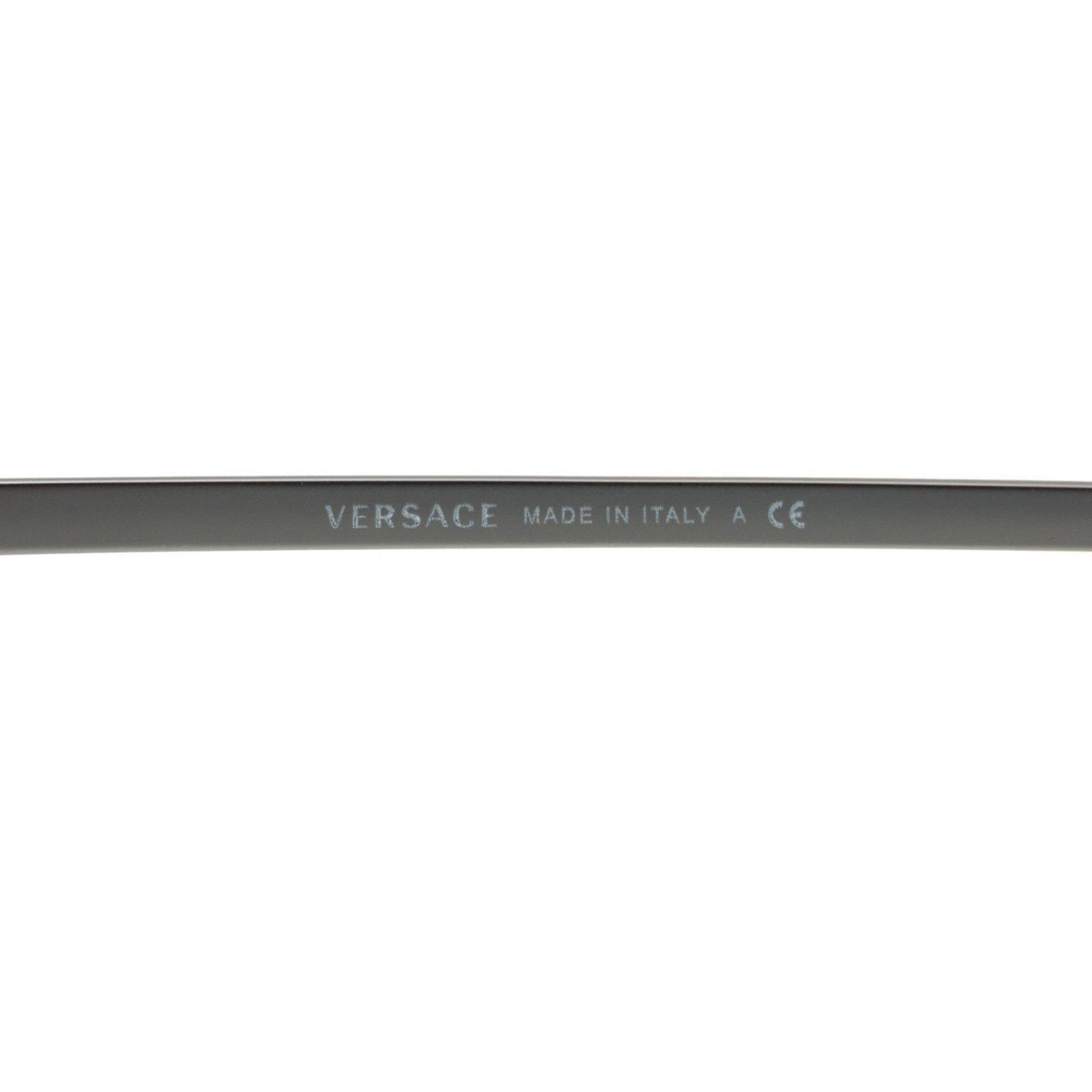 Versace Versace Monogram Greca Logo Gunmetal Aviator Sunglasses Size ONE SIZE - 5 Thumbnail