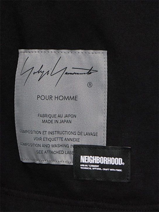 Yohji Yamamoto o1lsvrm0525 Logo Print T-Shirt in Black Size US L / EU 52-54 / 3 - 5 Thumbnail