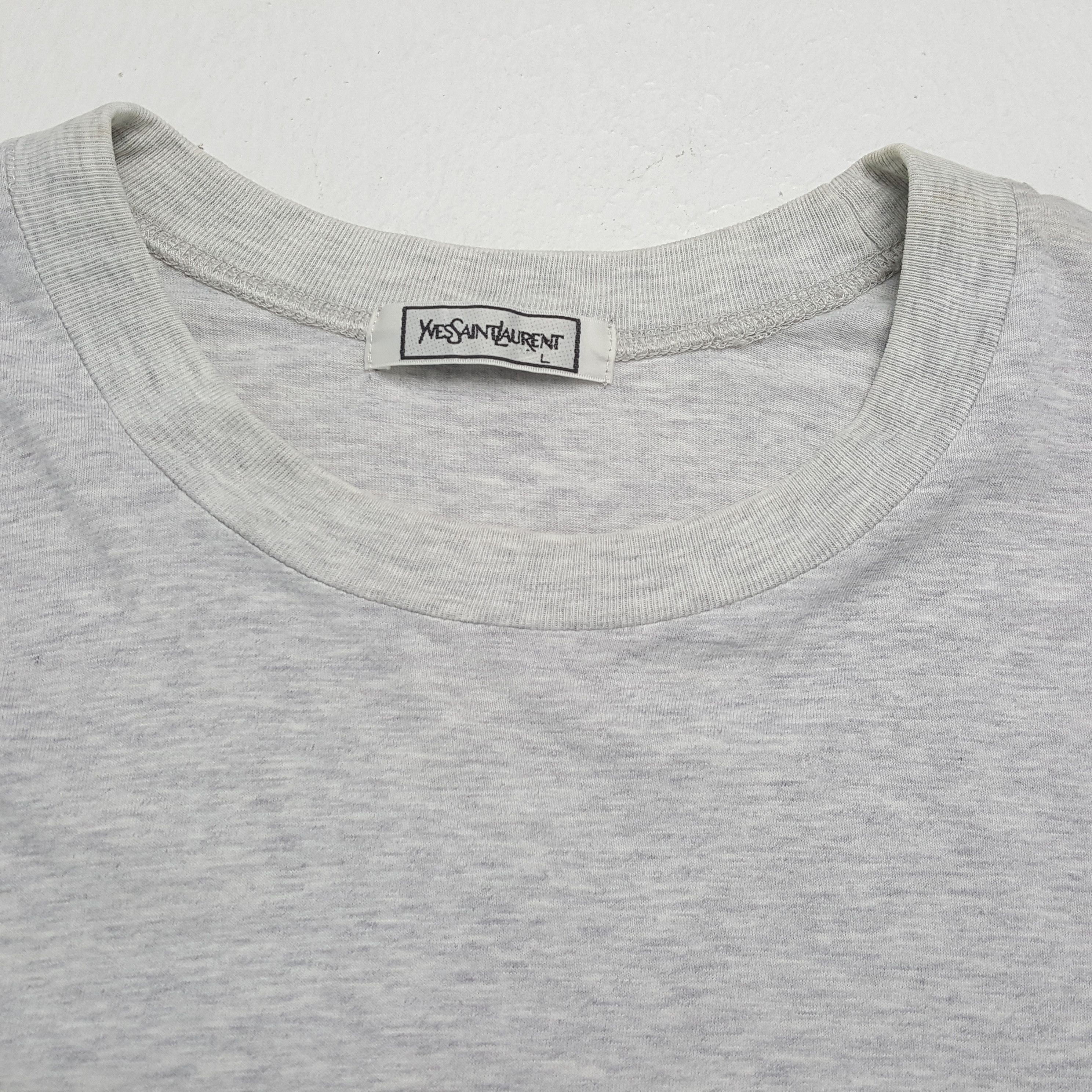 Vintage × Yves Saint Laurent Vintage YVES SAINT LAURENT Italian Brand T-Shirts Size US M / EU 48-50 / 2 - 7 Thumbnail