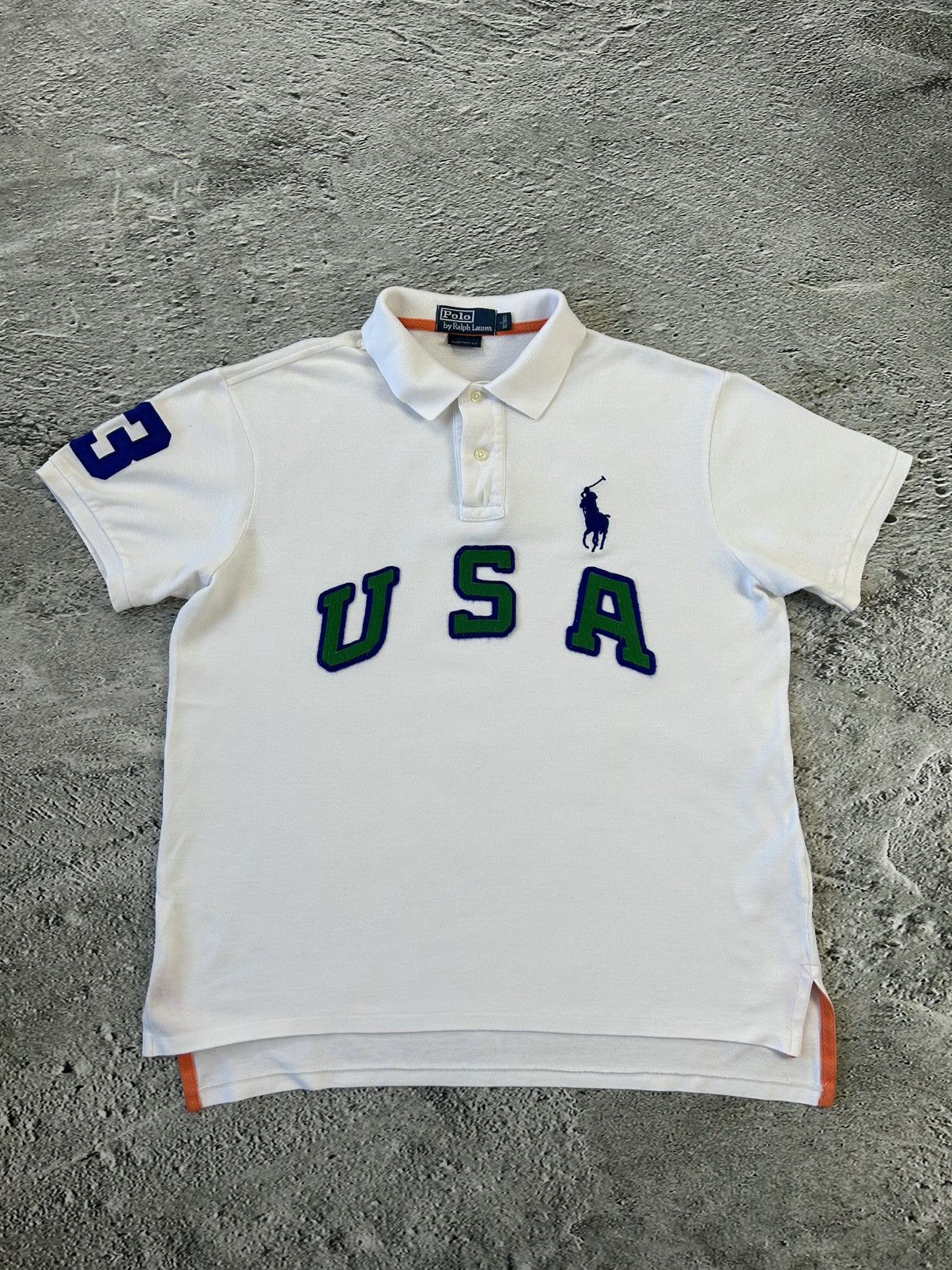 Polo Ralph Lauren × Ralph Lauren × Vintage Chief Keef Polo Ralph Lauren white USA big pony Size US L / EU 52-54 / 3 - 1 Thumbnail