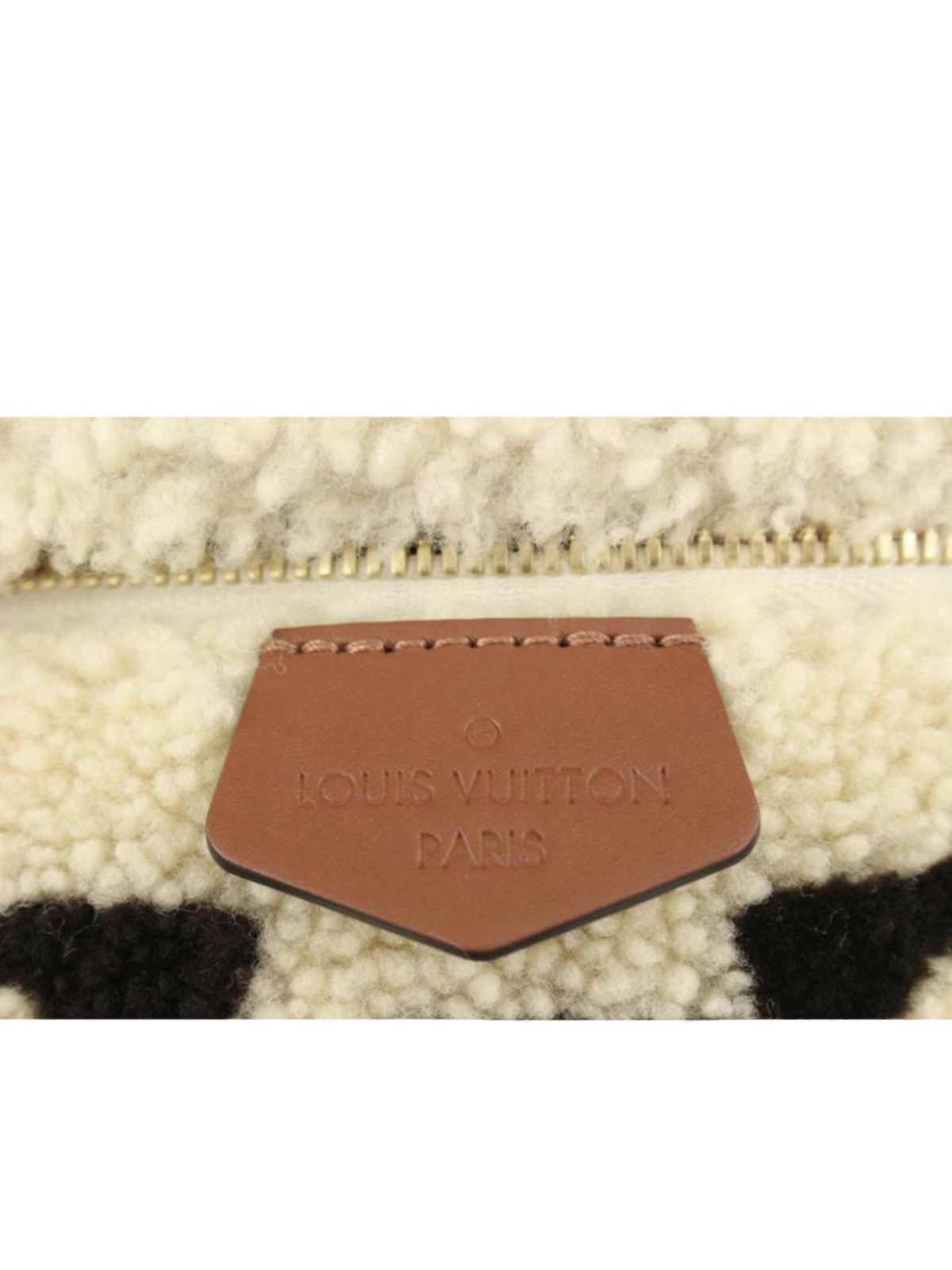 Louis Vuitton Louis Vuitton Teddy Fleece Shearling Monogram Waist Bumbag Size ONE SIZE - 7 Thumbnail