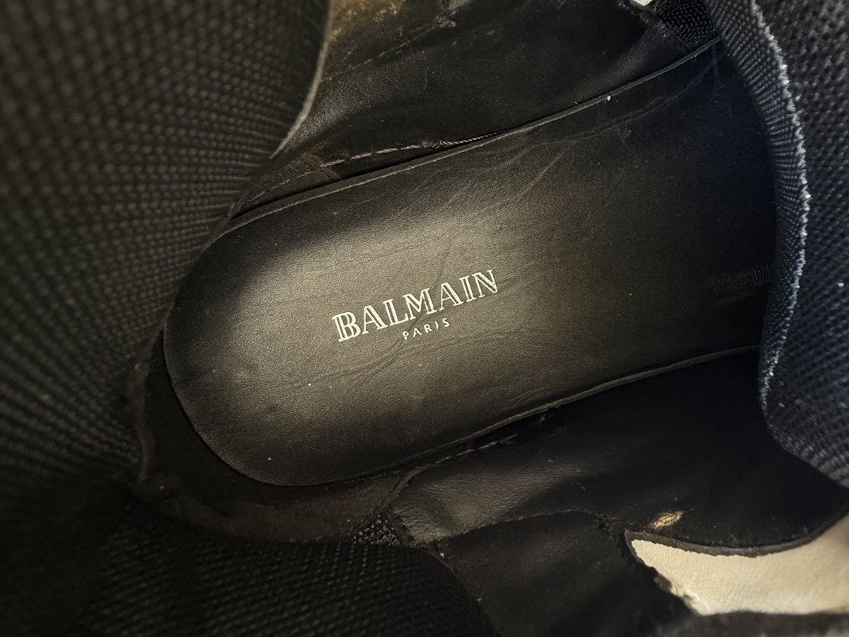 Balmain Denim Balmain log Sneaker Size US 6.5 / EU 39-40 - 10 Thumbnail
