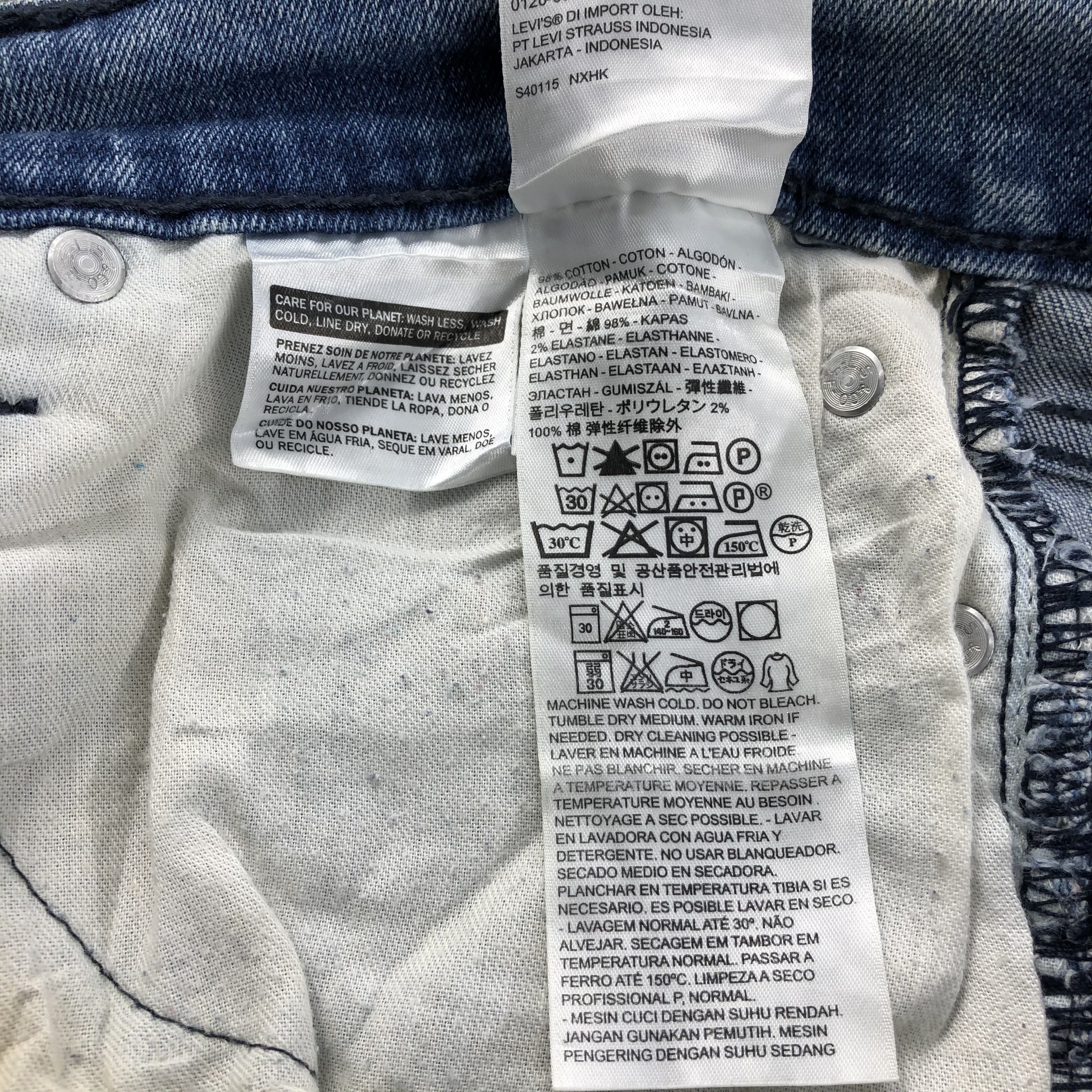 Levi's Vintage Levi's 514 Jeans Dirty Wash Denim KJ457 Size US 32 / EU 48 - 10 Thumbnail