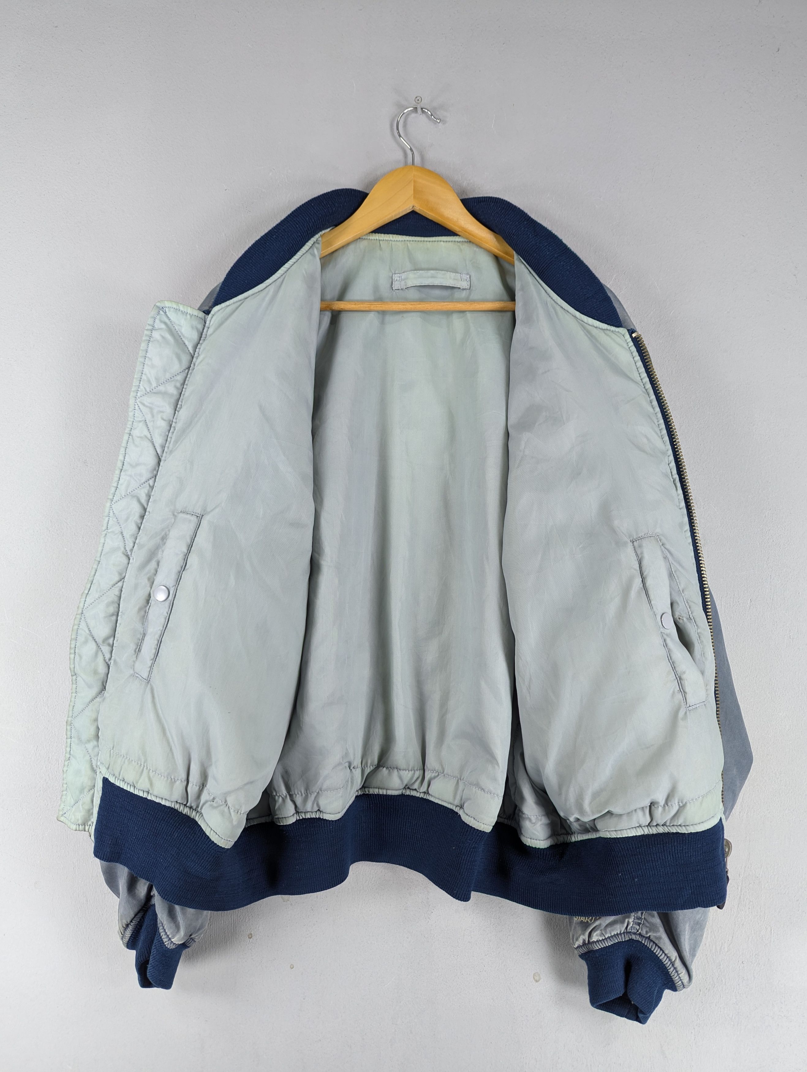 Starter Vintage 90s Starter USA American Sport Bomber Jacket Size US L / EU 52-54 / 3 - 13 Thumbnail