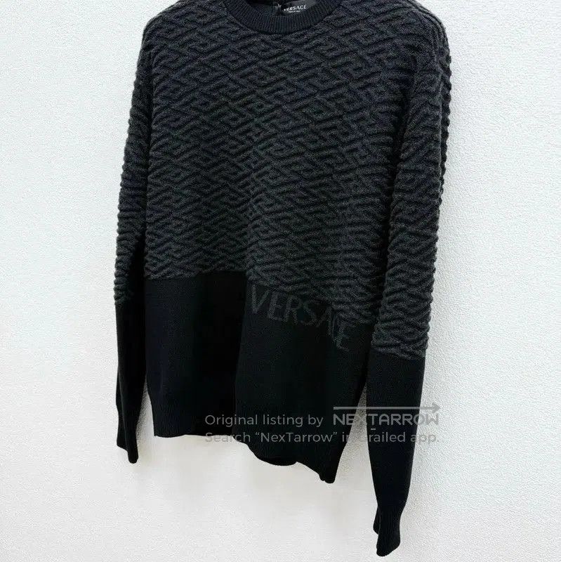 Other Versace Black Wool Long Sleeve Sweater . Size US S / EU 44-46 / 1 - 2 Thumbnail