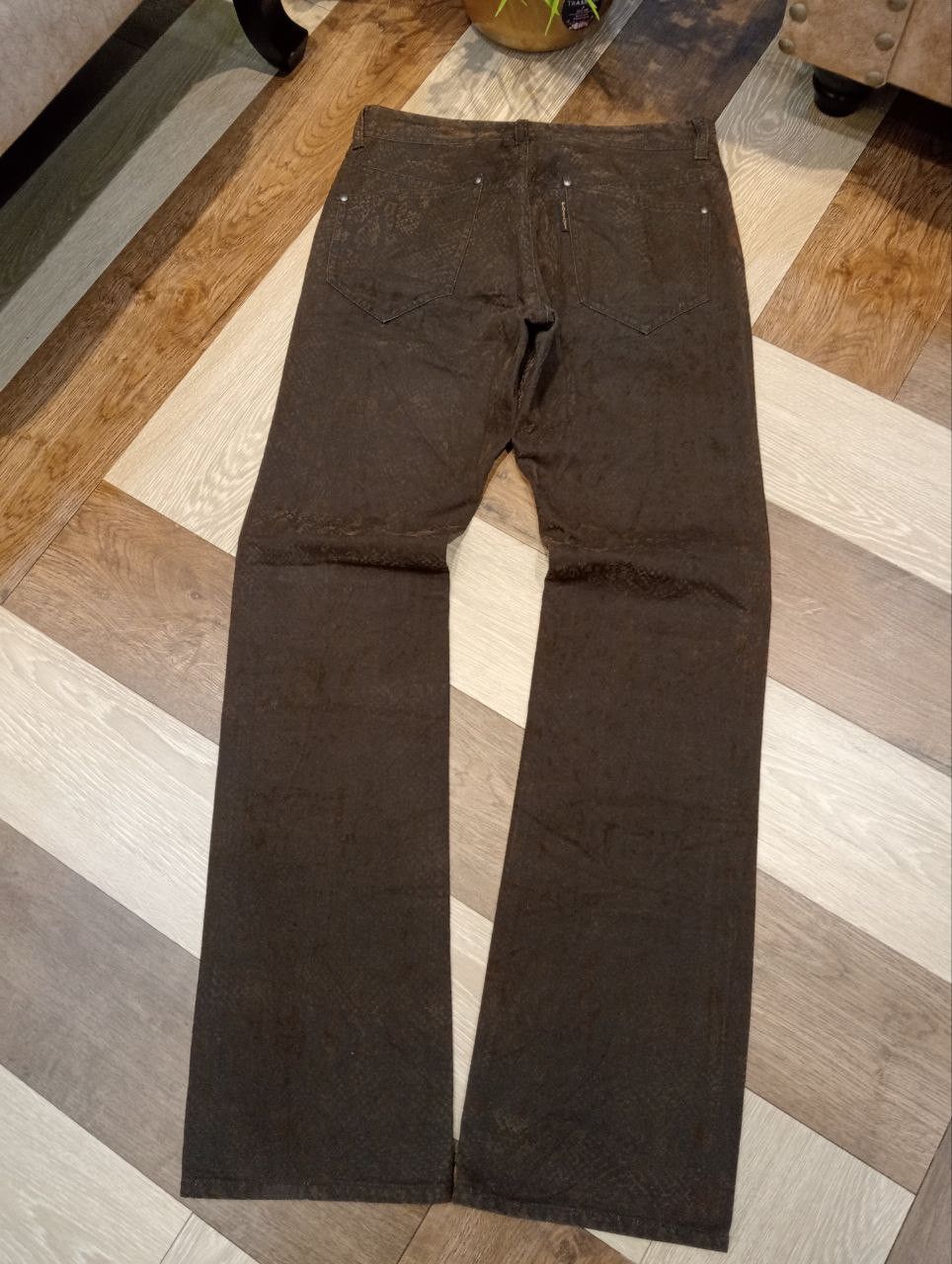 If Six Was Nine PAZZO DENIM STORE JAPAN SNAKE DESIGN JEANS SIZE S Size US 31 - 10 Thumbnail