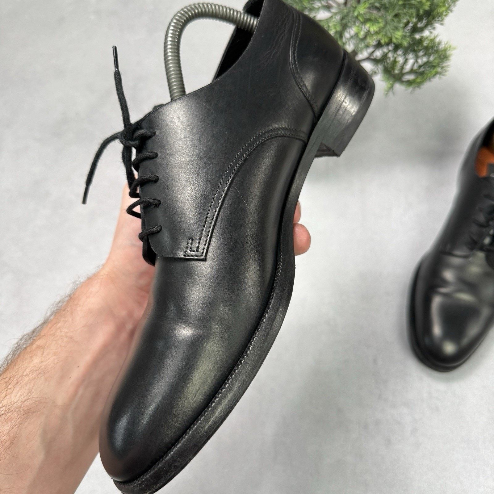 Dsquared2 Dsquared2 Men Derby Oxford Shoes Size EU 39 US 6 Black Size US 6 / EU 39 - 8 Thumbnail