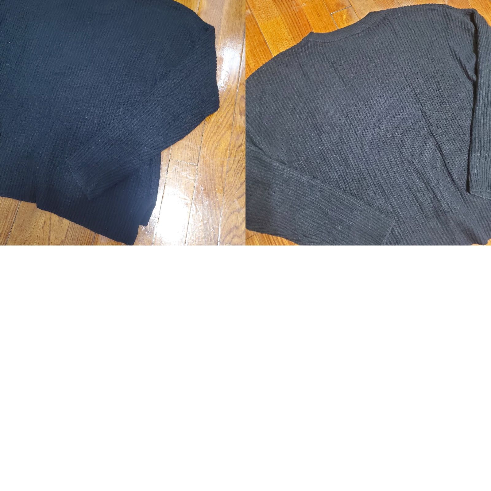 Madewell Madewell Patch Pocket Pullover Sweater Black Cotton Blend Medium J8782 Size M / US 6-8 / IT 42-44 - 9 Thumbnail