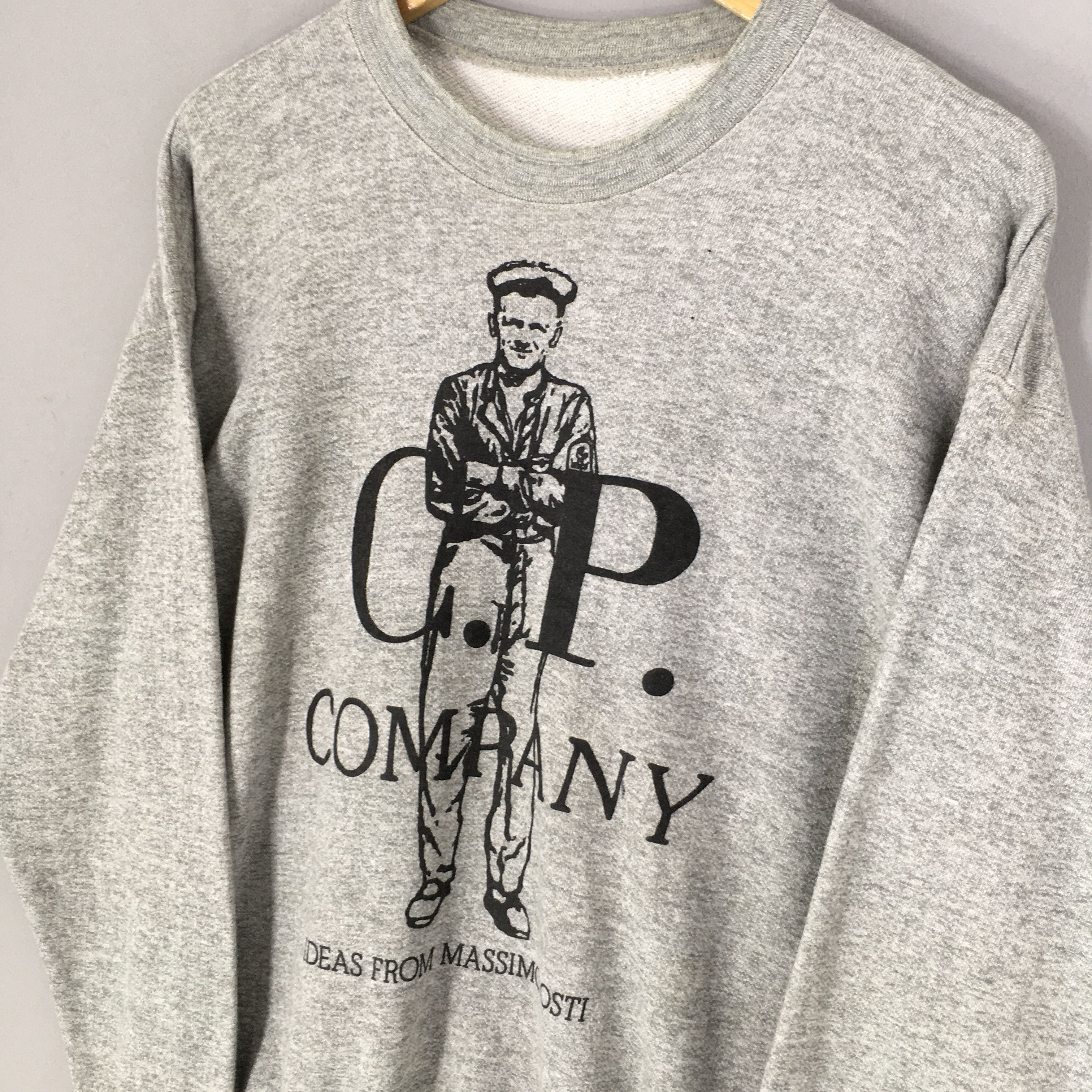 C.P. Company Vintage 90s C.P. Company Gray Sweatshirt Large Size US L / EU 52-54 / 3 - 3 Thumbnail