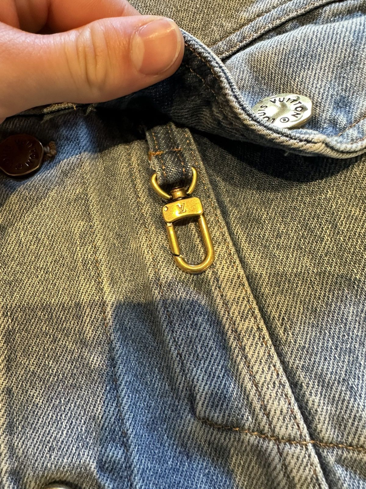 Louis Vuitton × Virgil Abloh Louis vuitton dna denim jacket Size US S / EU 44-46 / 1 - 6 Thumbnail