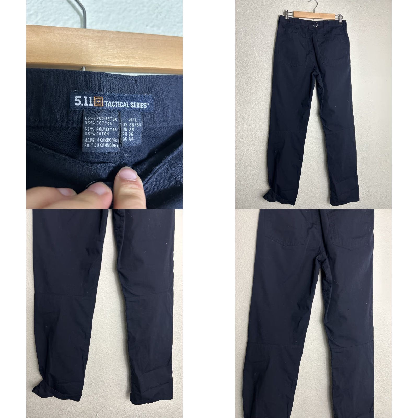 Vintage **5.11 Tactical Navy Cargo Pants Mens Regular Fit 30x34** User: New title: **5.11 Tactical Mens Navy Cargo Pants Regular Fit 30x34** Size US 30 / EU 46 - 8 Thumbnail