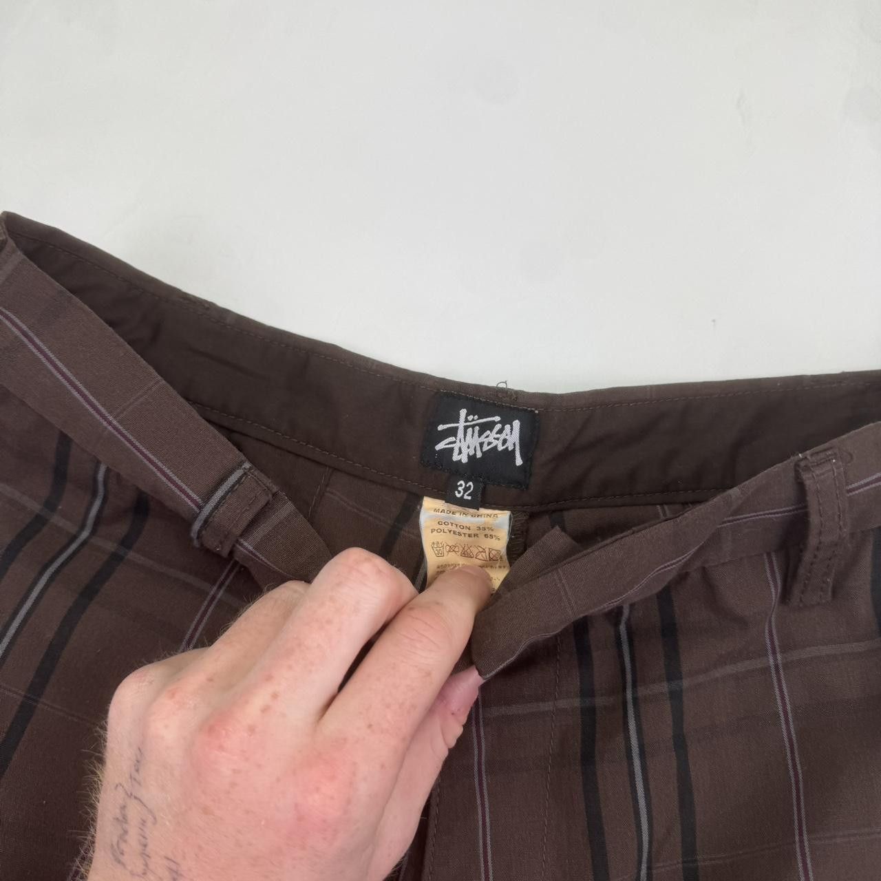 Stussy Vintage Stussy Plaid Shorts Size US 32 / EU 48 - 3 Thumbnail