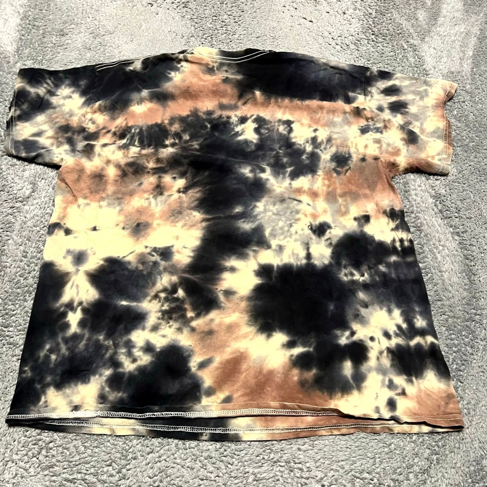 Vintage Johnny Cash Tie Dye Man In Black Graphic T-Shirt XL Mens Big Mens Size US XL / EU 56 / 4 - 3 Thumbnail