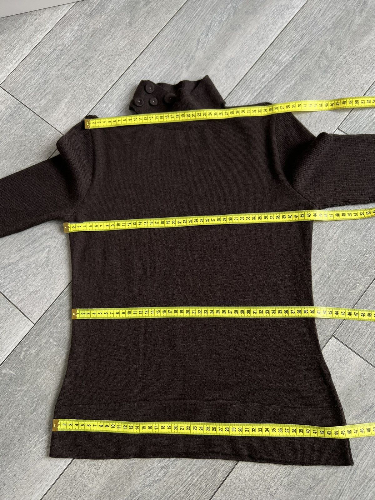 Other Crea Concept Long Sleeve Wool Sweater Open Shoulders Size S Size S / US 4 / IT 40 - 16 Thumbnail