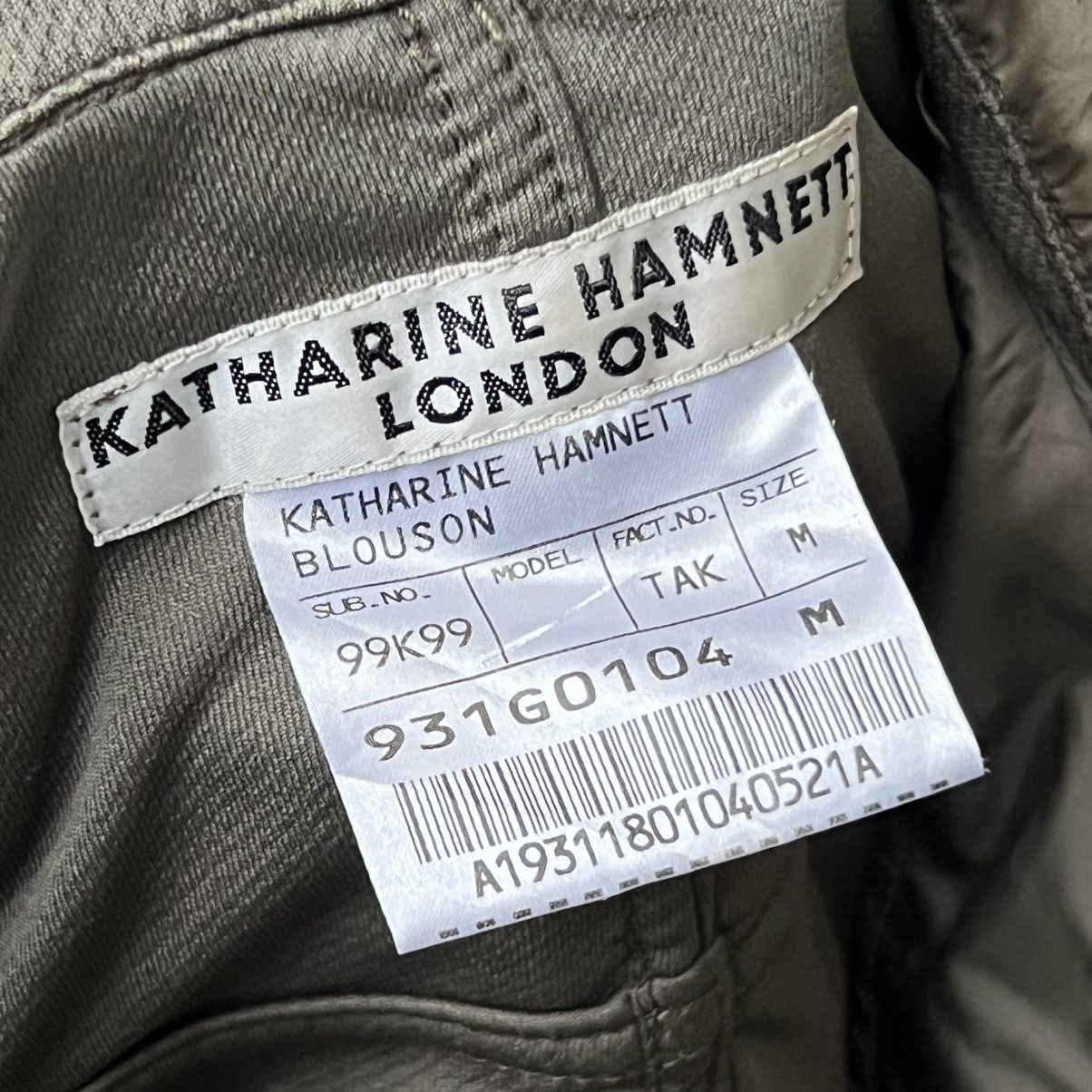 Katharine Hamnett London “KATHARINE HAMNETT LONDON” BLOUSON JACKET Size M / US 6-8 / IT 42-44 - 16 Thumbnail