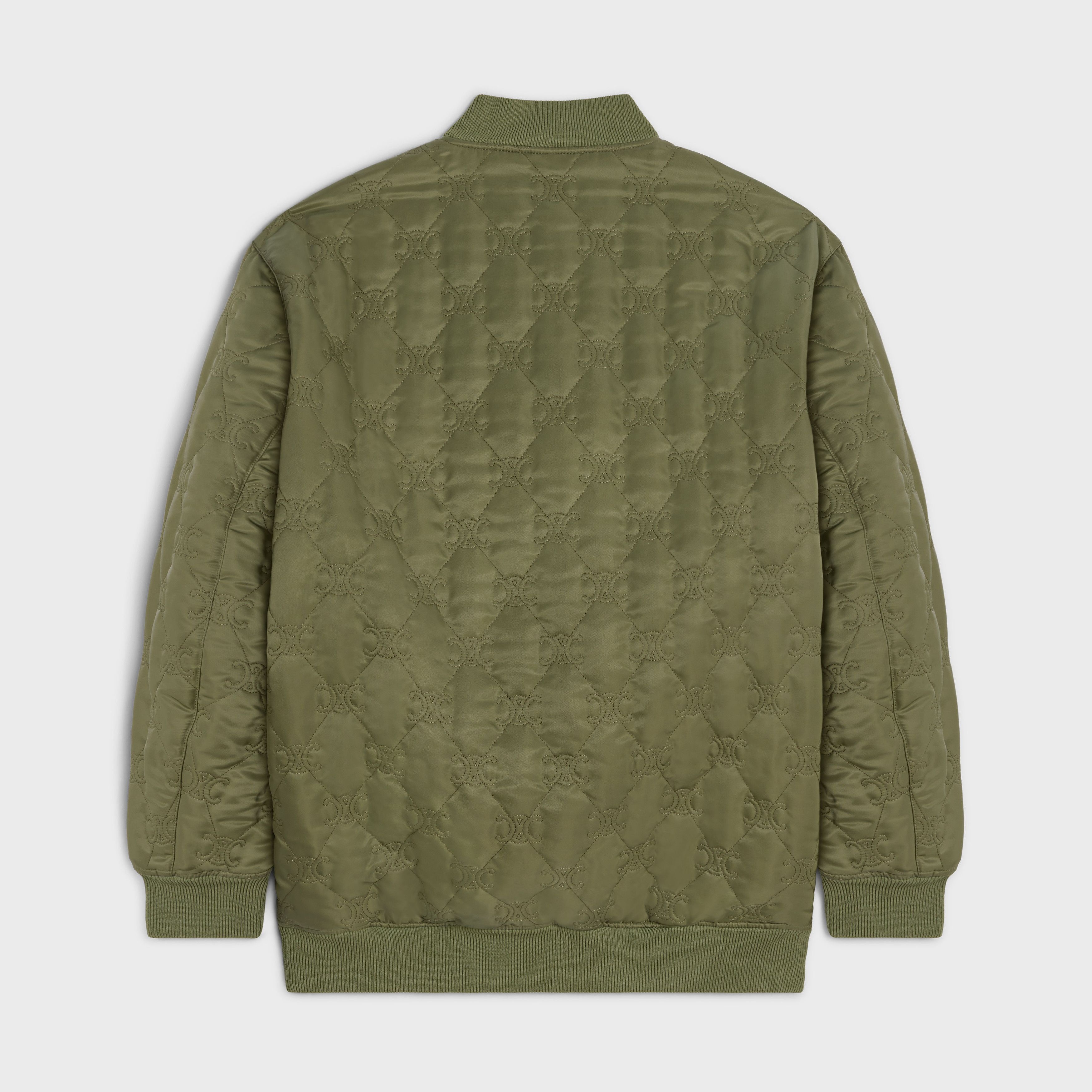 Celine o1w1db10925 2W61B889O Oversized Teddy Jacket in Green Size M / US 6-8 / IT 42-44 - 2 Thumbnail
