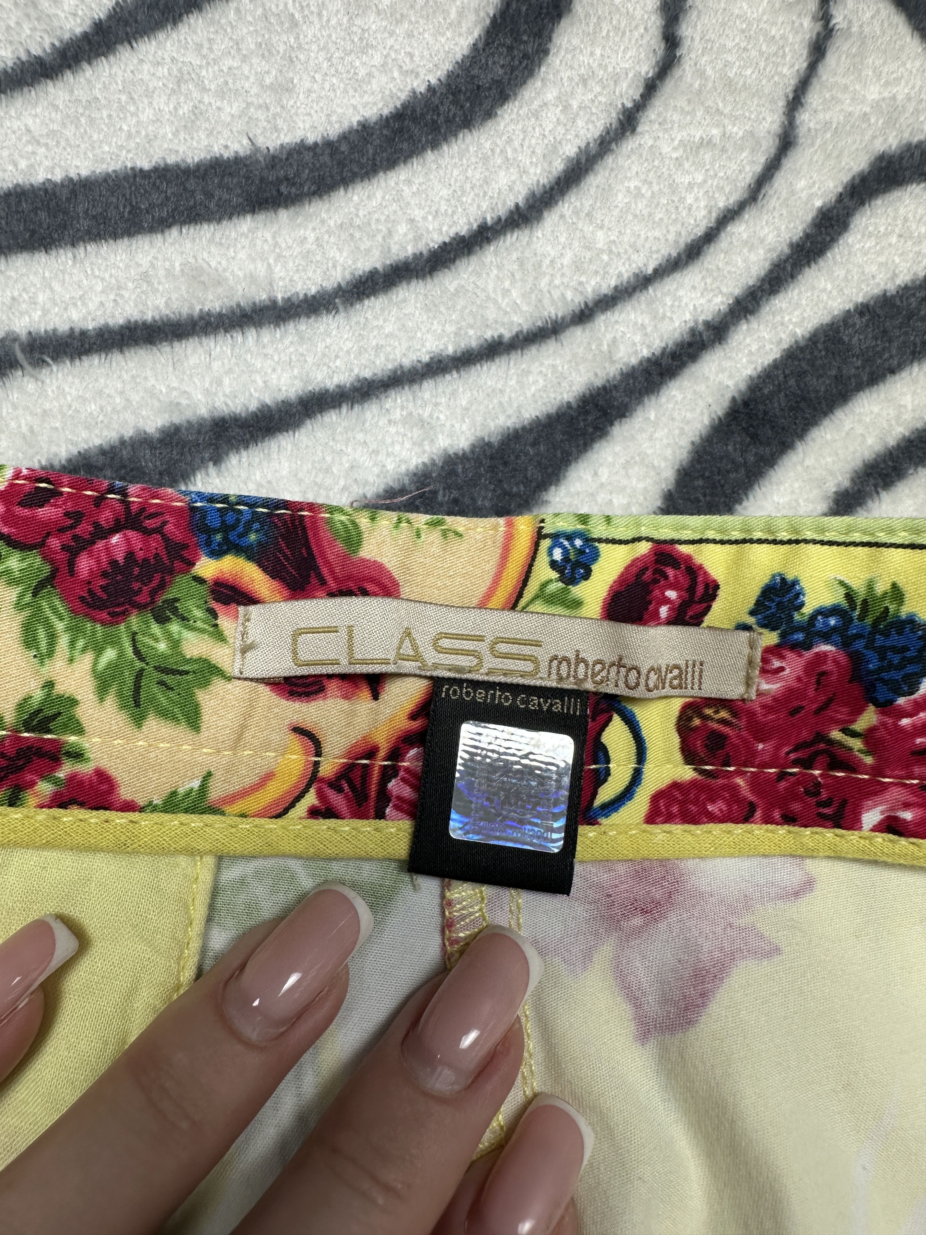 Roberto Cavalli Class Roberto Cavalli Vintage Womens Printed Pants Size 34" / US 12 / IT 48 - 3 Thumbnail