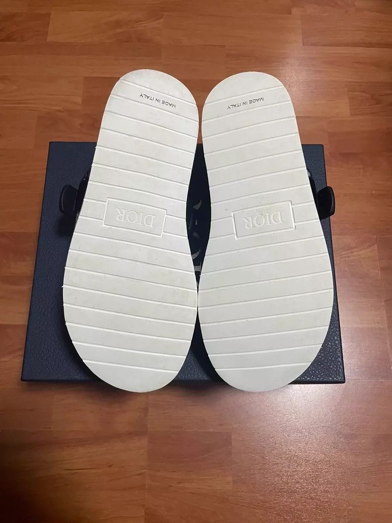 Dior DIOR Alpha Oblique printed slipper Size US 7 / EU 40 - 7 Thumbnail