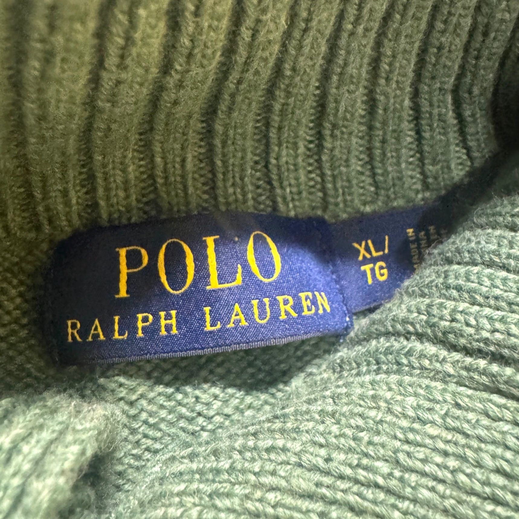 Polo Ralph Lauren VTG Polo Ralph Lauren Polo Shirt 1/4 Button Up Mens XL Green Collared Dress Attire Y2K 90s Mens Size US XL / EU 56 / 4 - 3 Thumbnail