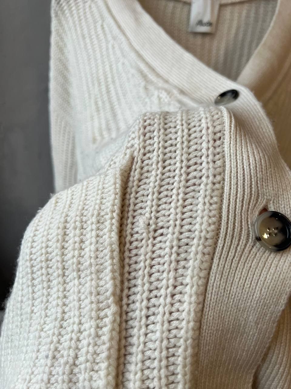 Allude RRP $599 ALLUDE CASHMERE/WOOL BUTTON PATCH POCKETS CARDIGAN Size XS / US 0-2 / IT 36-38 - 11 Thumbnail