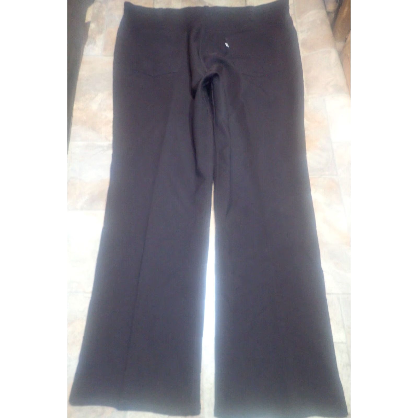 Levi's VINTAGE Levi's 517 Dress Pants Mens 42 Dark Brown Polyester Twill Bootcut 1970s Size US 42 / EU 58 - 3 Thumbnail