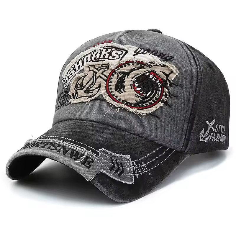 Other Shark Embroidery Casual Baseball Cap Hat Size ONE SIZE - 1 Thumbnail