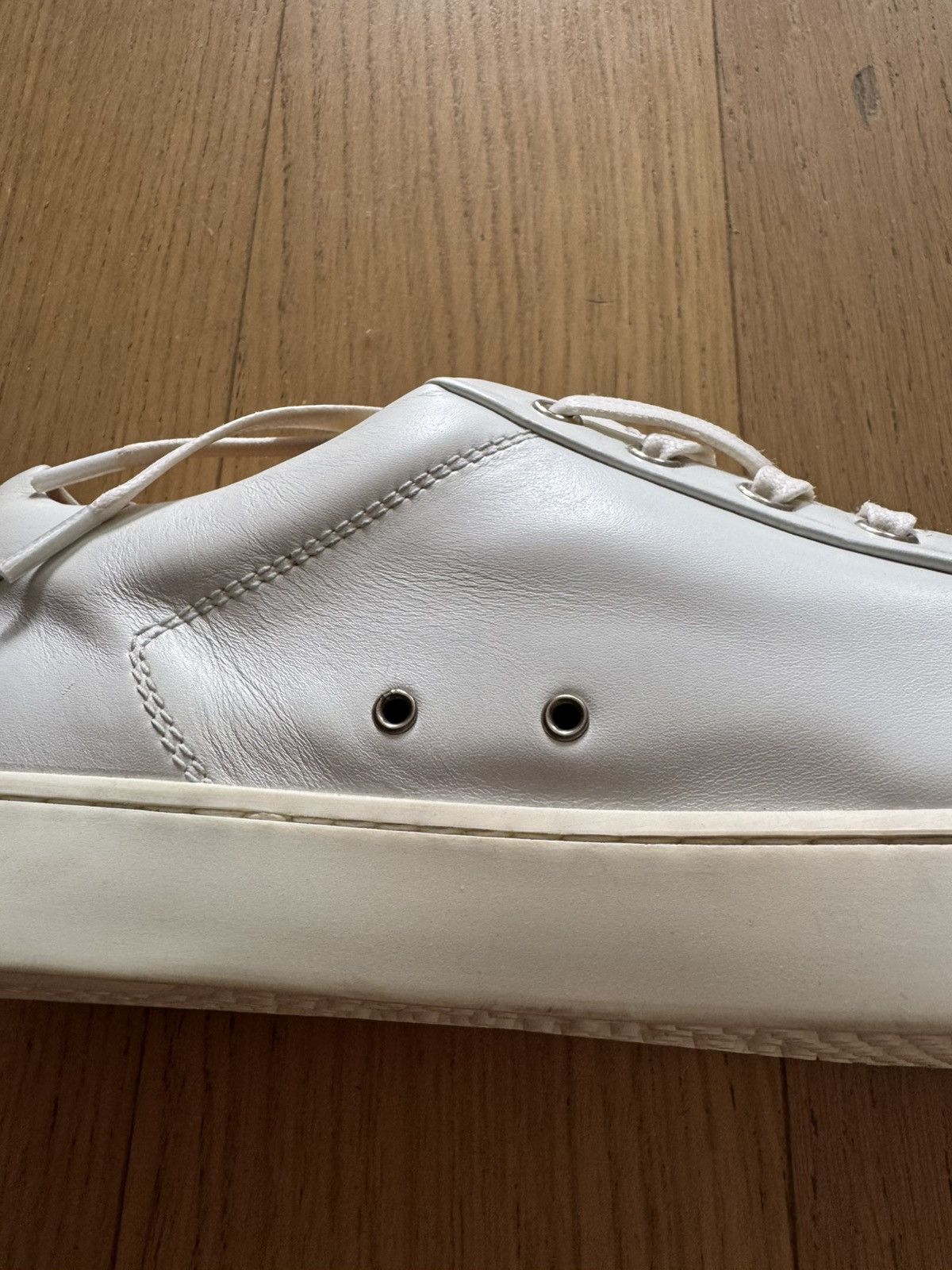 Gianvito Rossi White leather sneakers Size US 7 / EU 40 - 7 Thumbnail