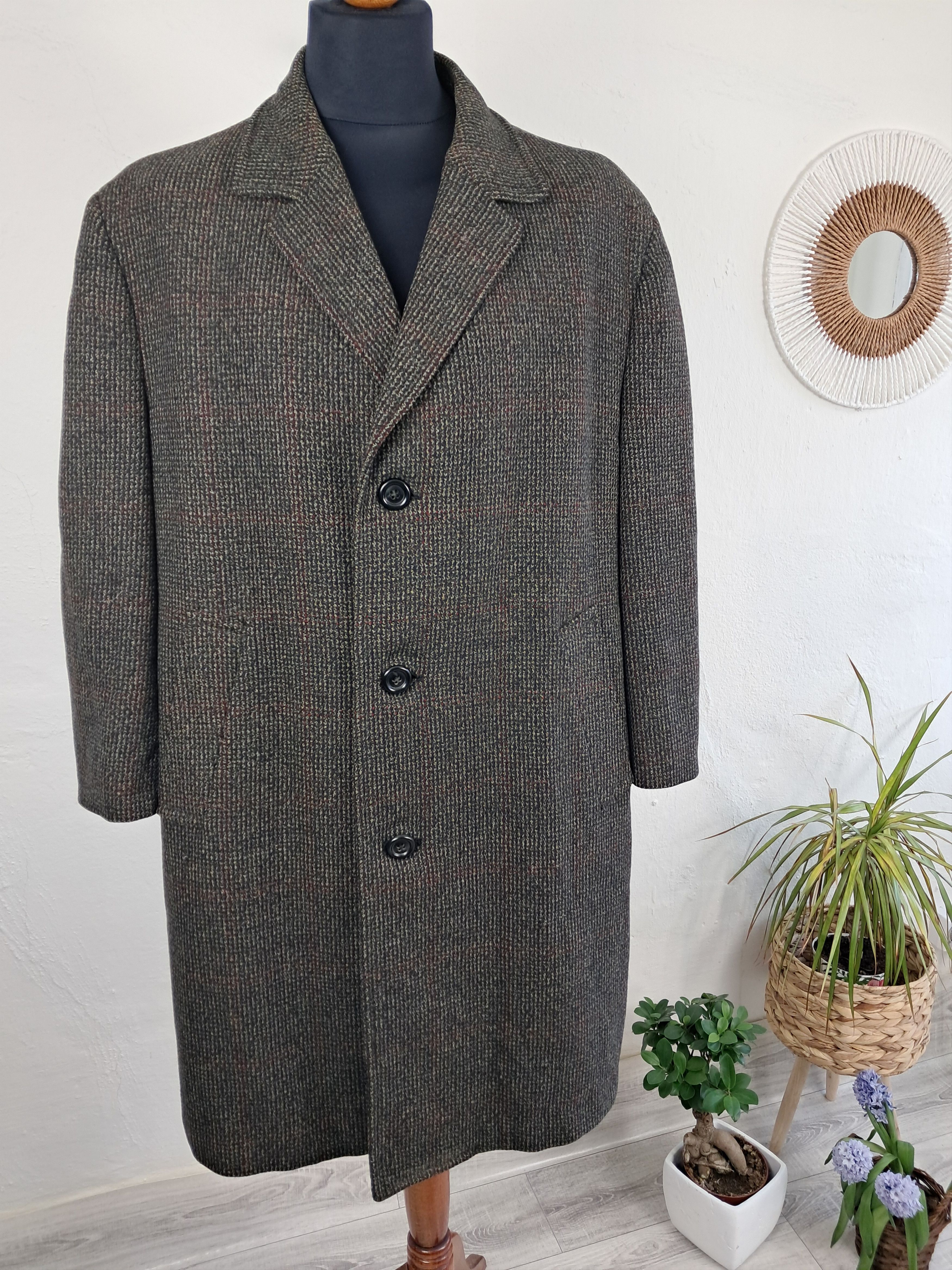 Burton Vintage Burton All-Wool Overcoat – Made in England Size US L / EU 52-54 / 3 - 4 Thumbnail