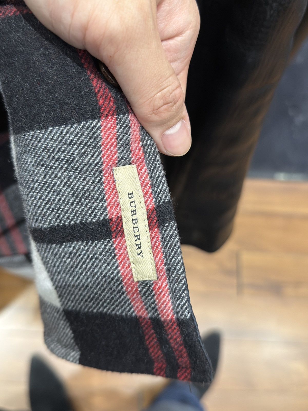 Burberry Burberry Plaid Wool Shacket Size US XXL / EU 58 / 5 - 5 Thumbnail