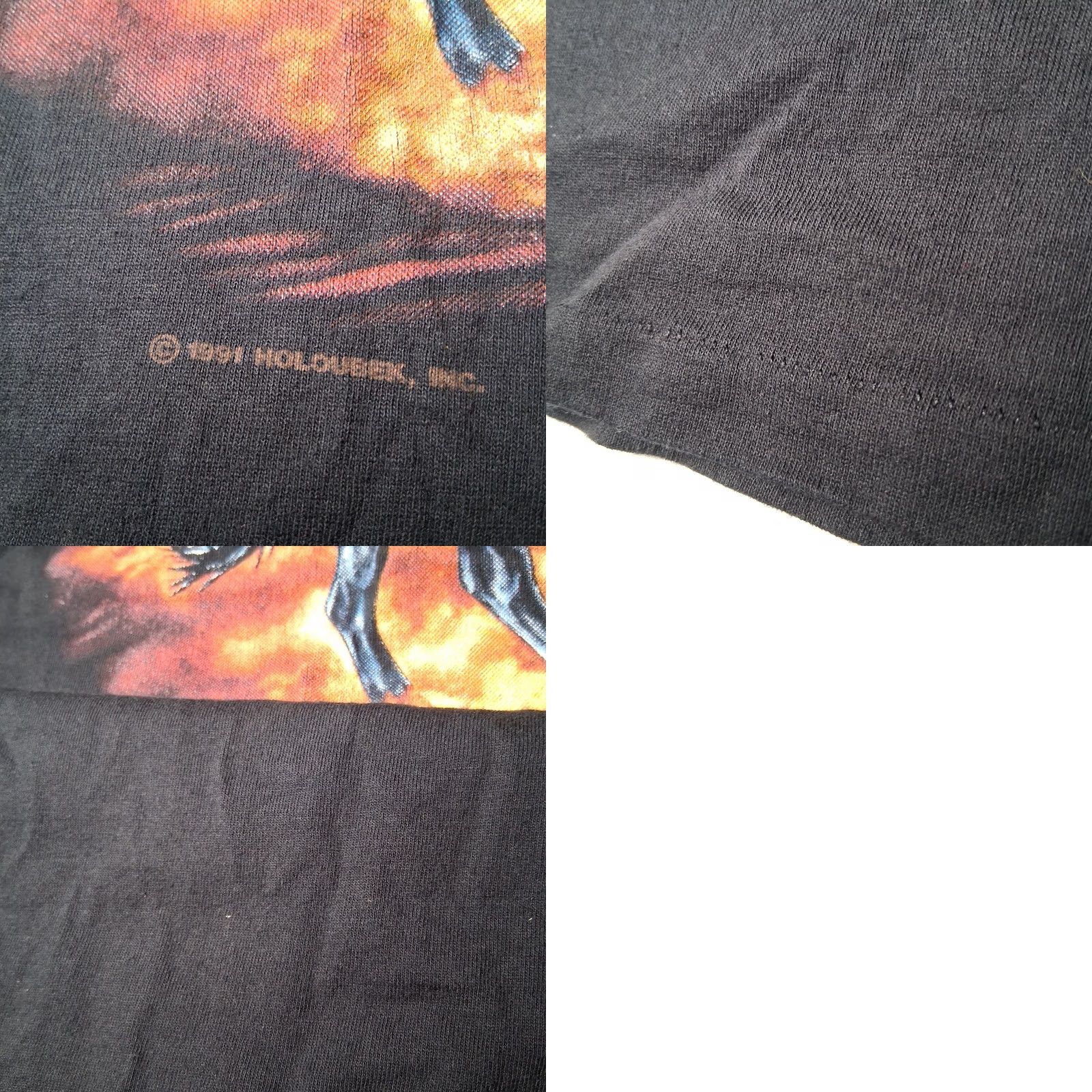 Vintage VINTAGE Holoubek Plus T-Shirt Horse Shirt 2XL Black Cotton Short Sleeve Crew Neck Single Stitch Hem Mens Size US XXL / EU 58 / 5 - 9 Thumbnail