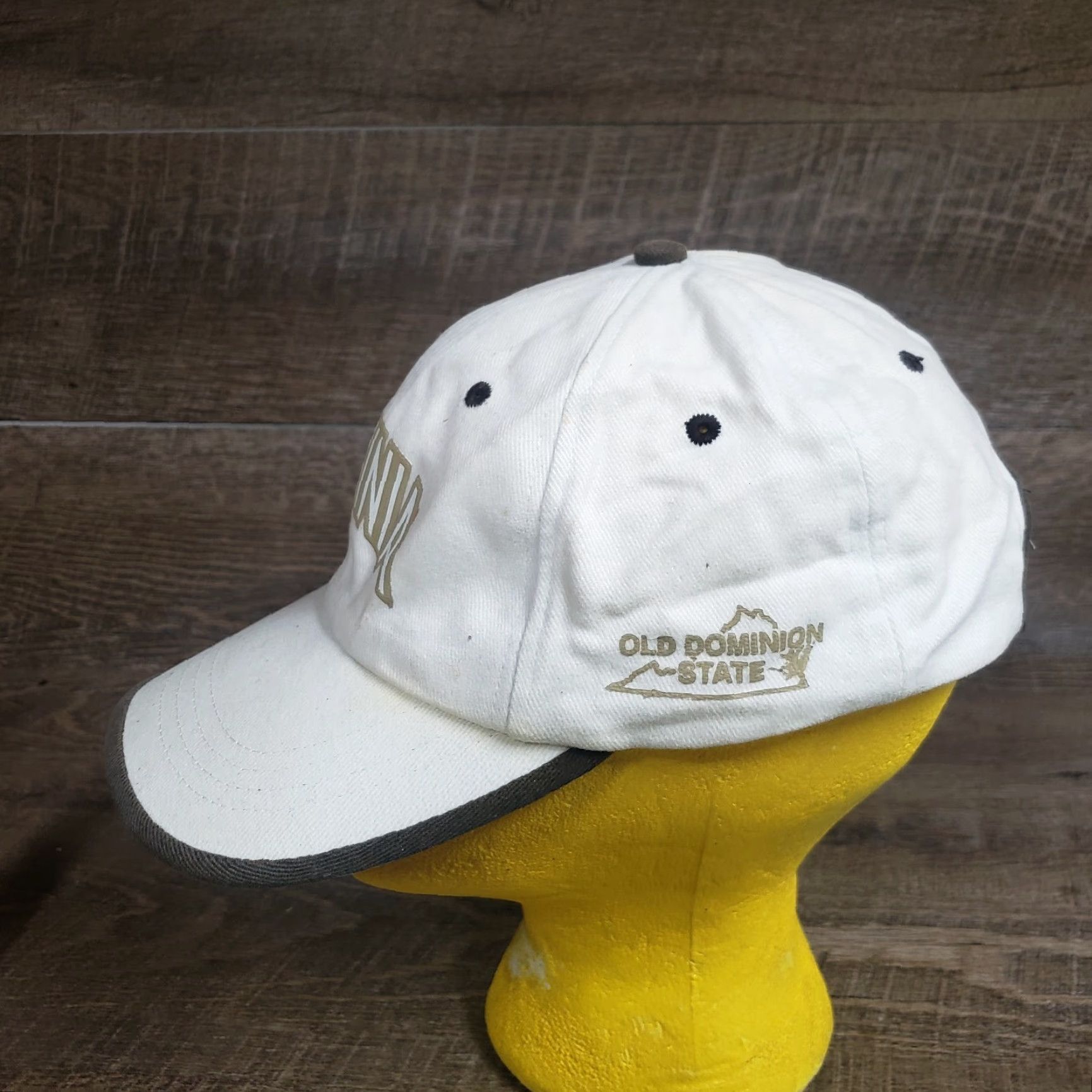 Vintage Vintage White Baseball Cap Hat Unisex Adjustable Strapback Adult Size ONE SIZE - 4 Thumbnail