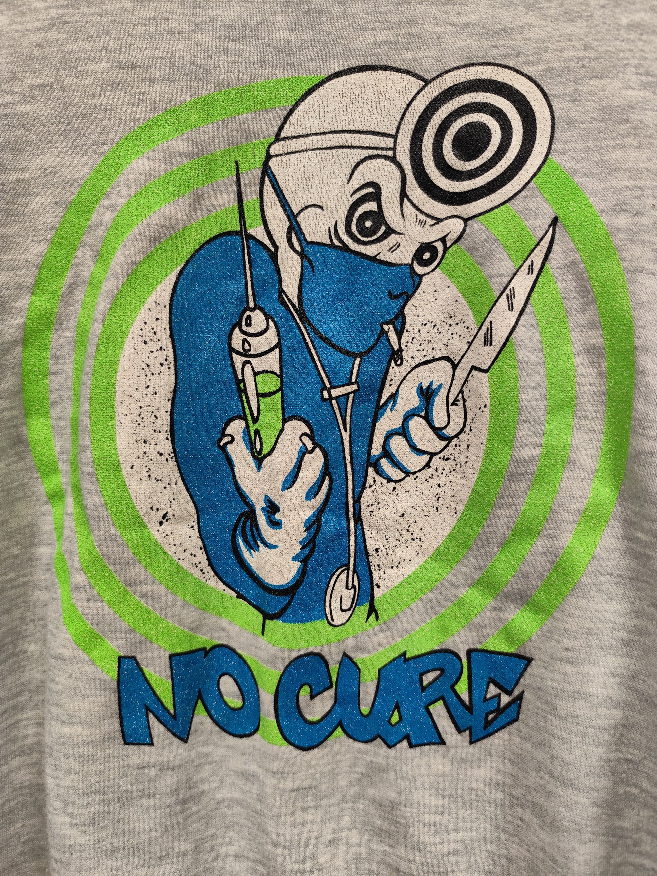 Band Tees × Vintage Vintage hoodie 90s band sick of it all"no cure" Size US M / EU 48-50 / 2 - 4 Thumbnail