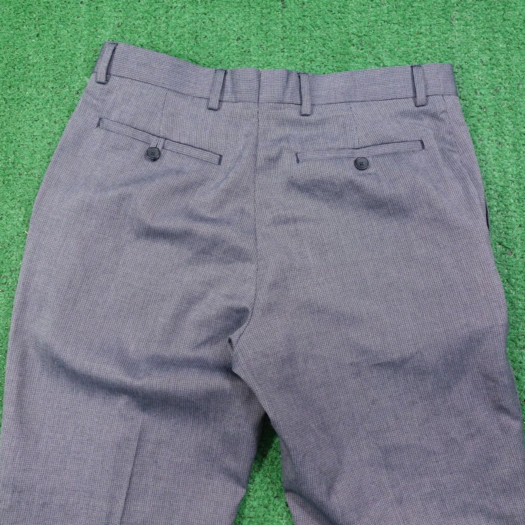 Banana Republic Banana Republic Pants 31x30 Gray Tailored Fit Dress Office Mens Size US 31 - 5 Thumbnail
