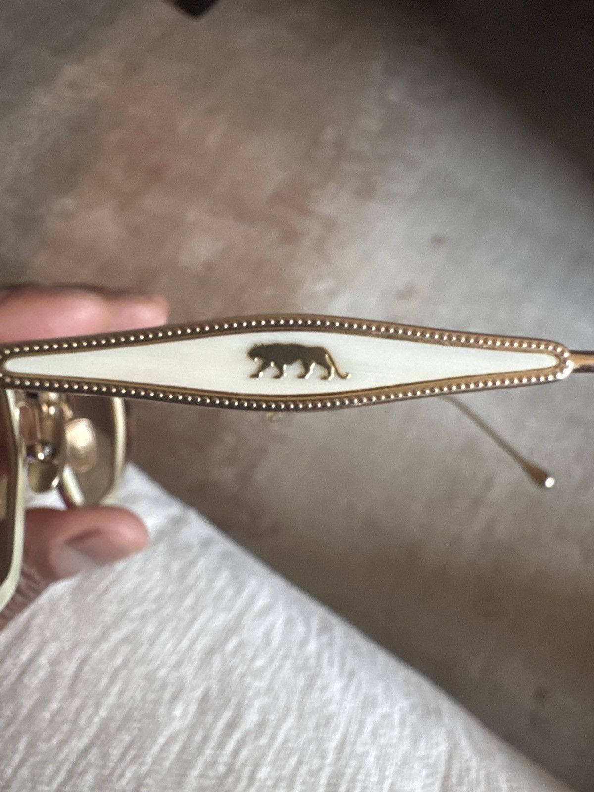 Other Sabyasachi x Morgenthal Frederics The Tolly Horn Sunglasses Size ONE SIZE - 8 Thumbnail