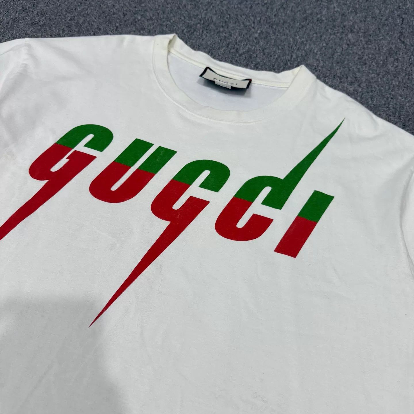 Gucci Gucci White Lightning Blade SS T-Shirt XXXL 95 New Size US XXL / EU 58 / 5 - 3 Thumbnail