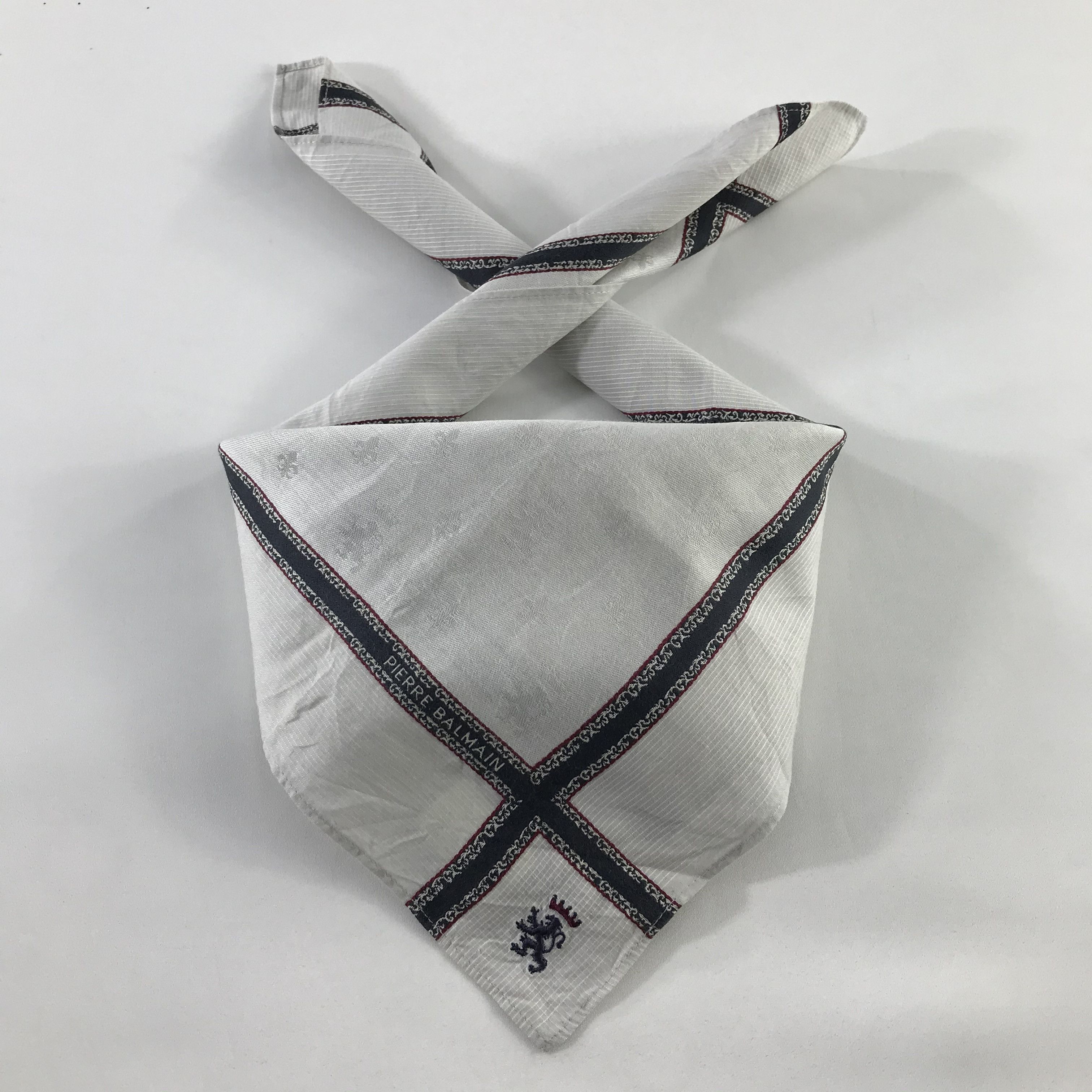 Pierre Balmain × Vintage Pierre Balmain Bandana / Handkerchief / Neckerchief - S635 Size ONE SIZE - 3 Thumbnail