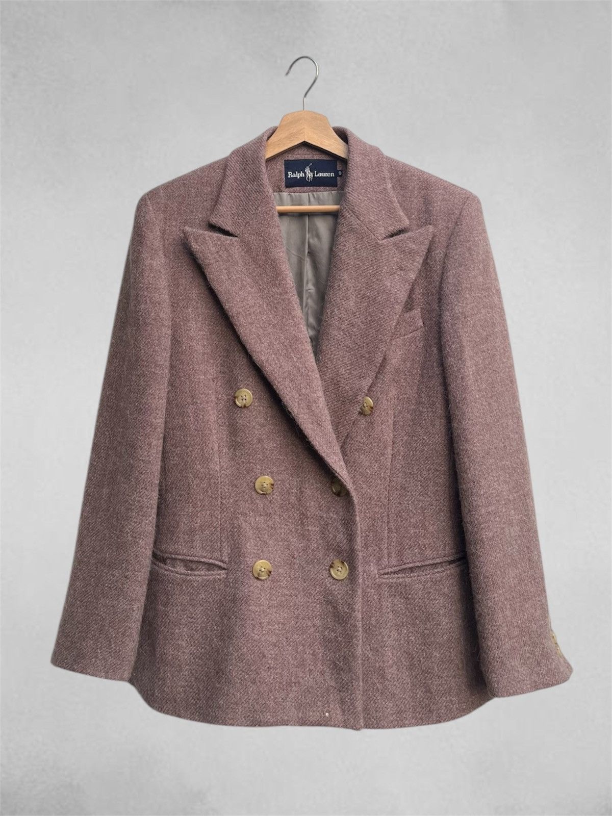 Ralph Lauren Vintage Ralph Lauren Double Breasted Wool Jacket Size M / US 6-8 / IT 42-44 - 2 Thumbnail