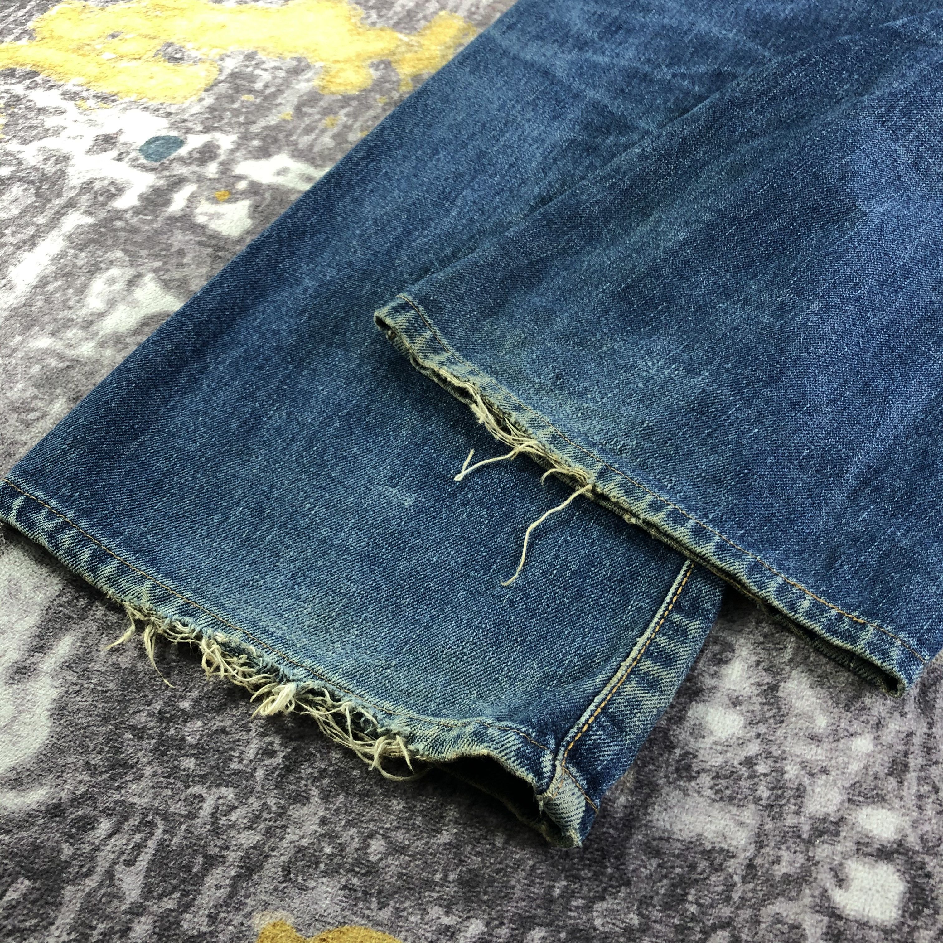 Edwin Vintage Redline Blue Wash Edwin 505 Jeans-JM3630 Size US 32 / EU 48 - 4 Thumbnail