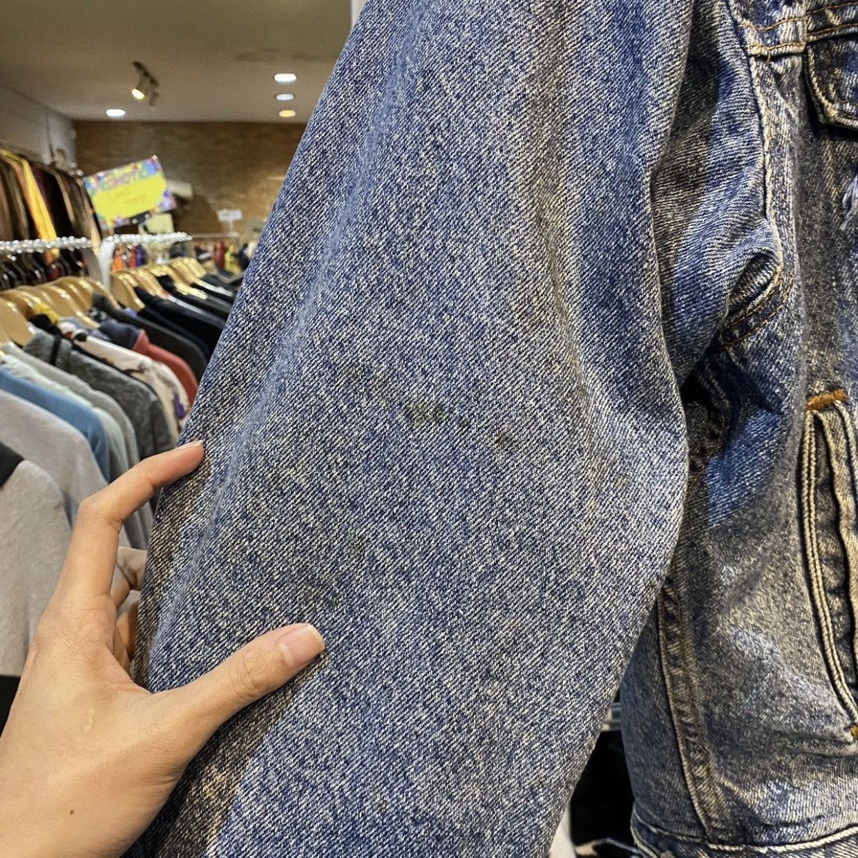 Levi's 90's Levi's Vintage blue denim sherpa jacket Made in USA Size US M / EU 48-50 / 2 - 15 Thumbnail