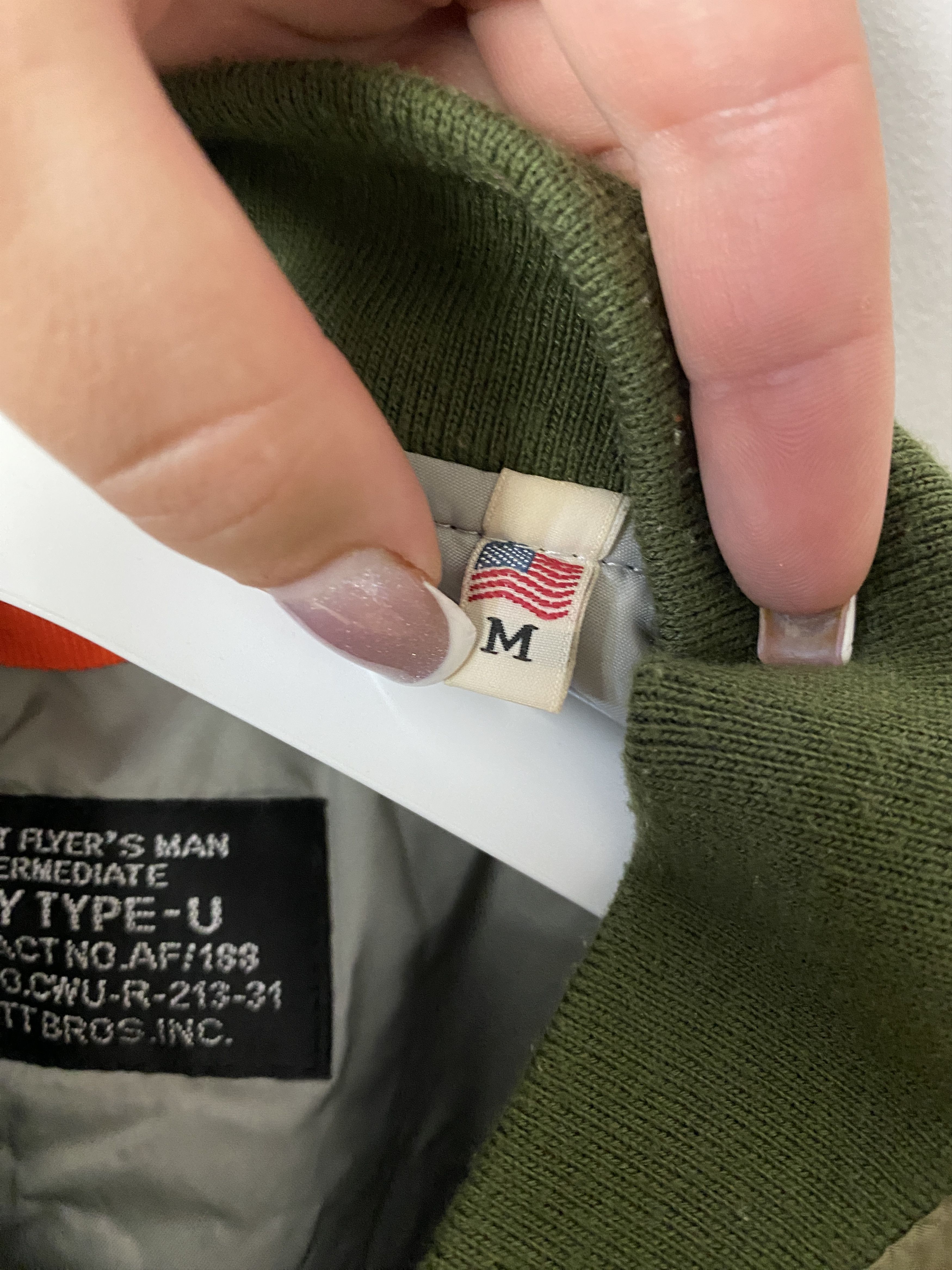 Schott Jacket Flyer s Man Type U bomber jacket utility Outerwear