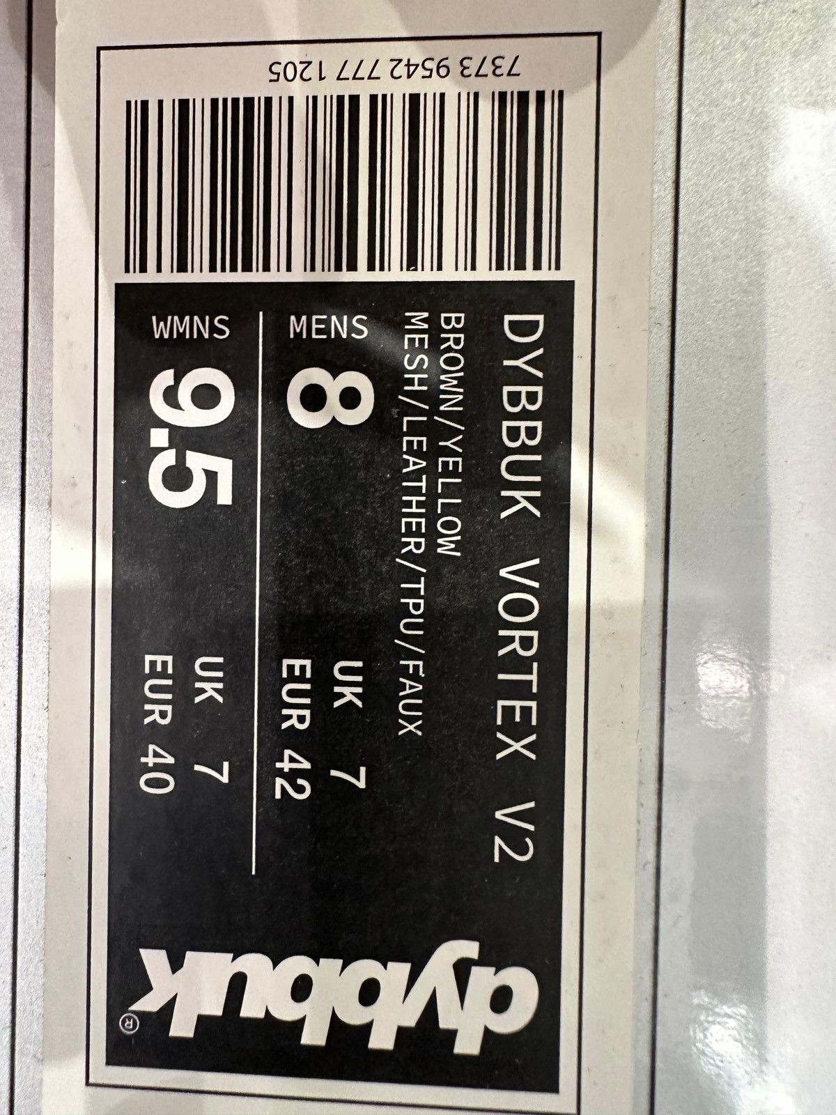 Dybbuk DYBBUK - Vortex V.2 Sneakers Brown Yellow Size US 8 / EU 41 - 7 Thumbnail