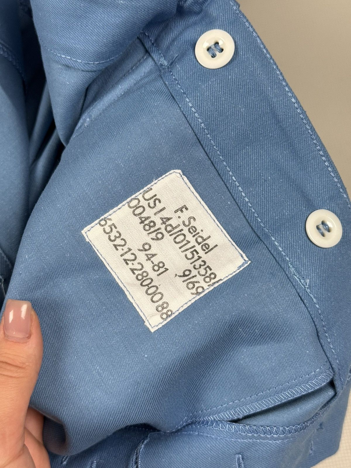 Le Laboureur Vintage German Air Force Military Fatigue Pants Trousers Size US 39 - 16 Thumbnail