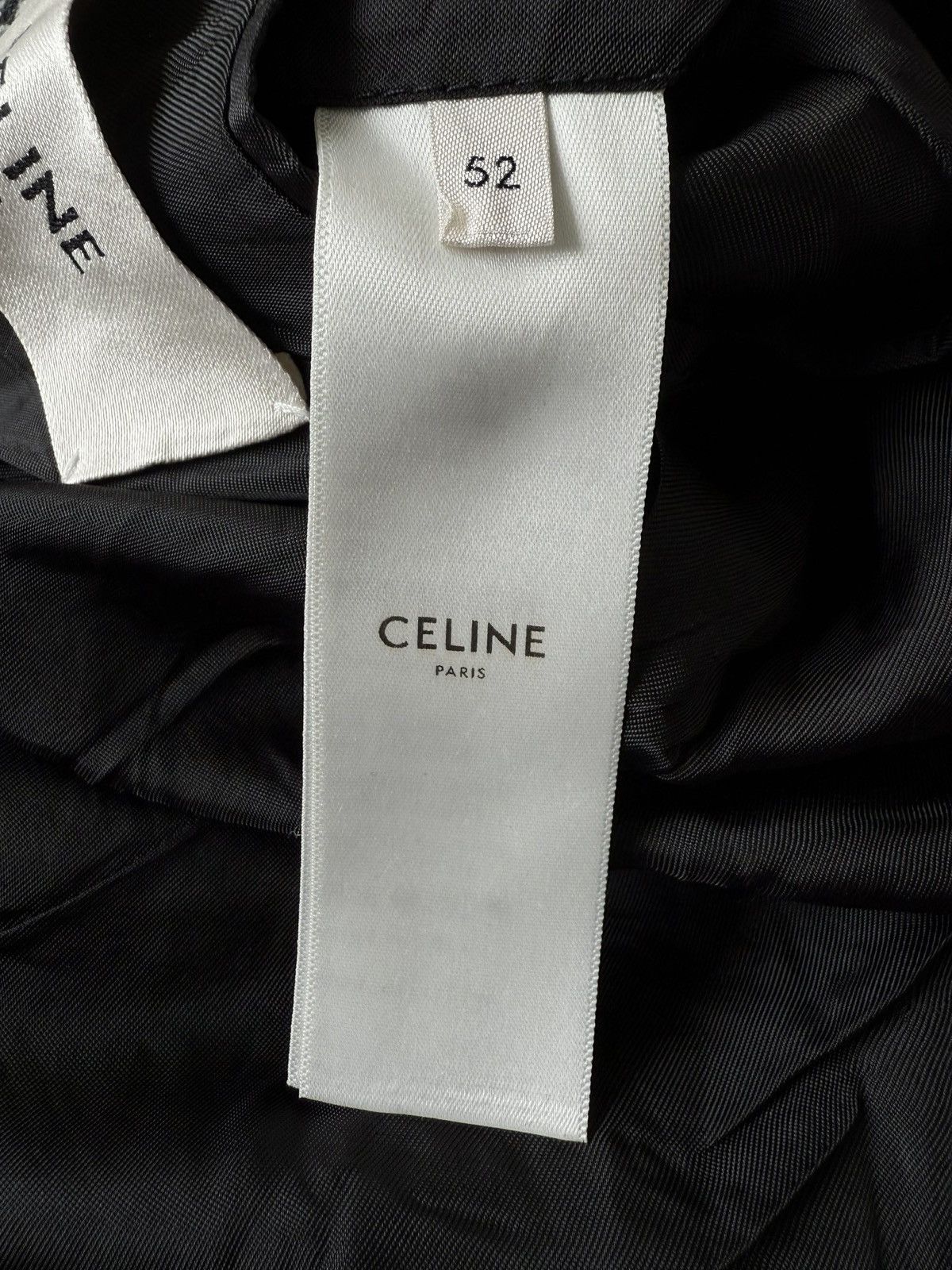 Celine Celine Hedi Slimane F/W20 Checkered Wool Blazer Size XXL / US 16-18 / IT 52-54 - 9 Thumbnail