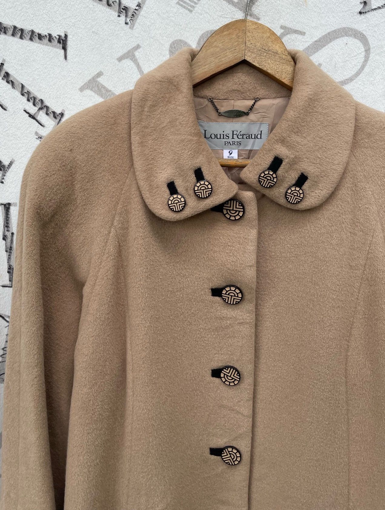 Louis Feraud 🔥Vintage Louis Feraud Women's Button Overcoat Size L / US 10 / IT 46 - 4 Thumbnail