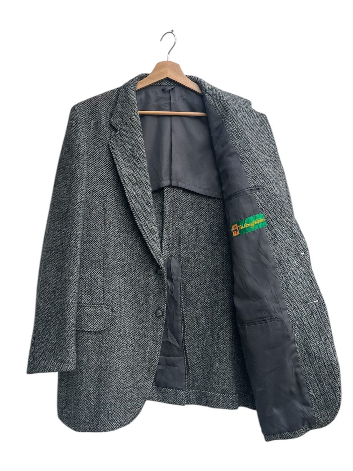 Harris Tweed Vintage Mr. Rough Rider Harris Tweed Herringbone Jacket Size US M / EU 48-50 / 2 - 4 Thumbnail