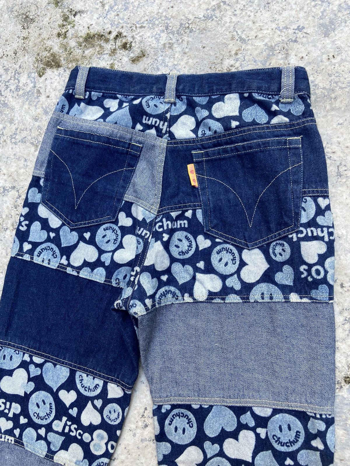 Hysteric Glamour Vtg chuchum smile denim flare boutcut Size 24" / US 00 / IT 34 - 8 Thumbnail